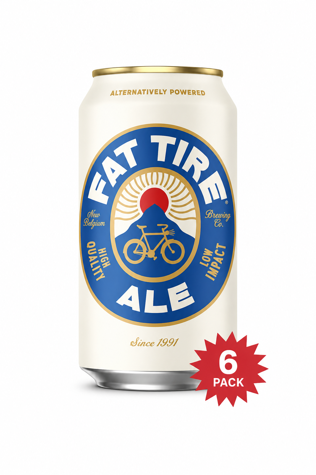 New Belgium Fat Tire (6-Pack/355ml)