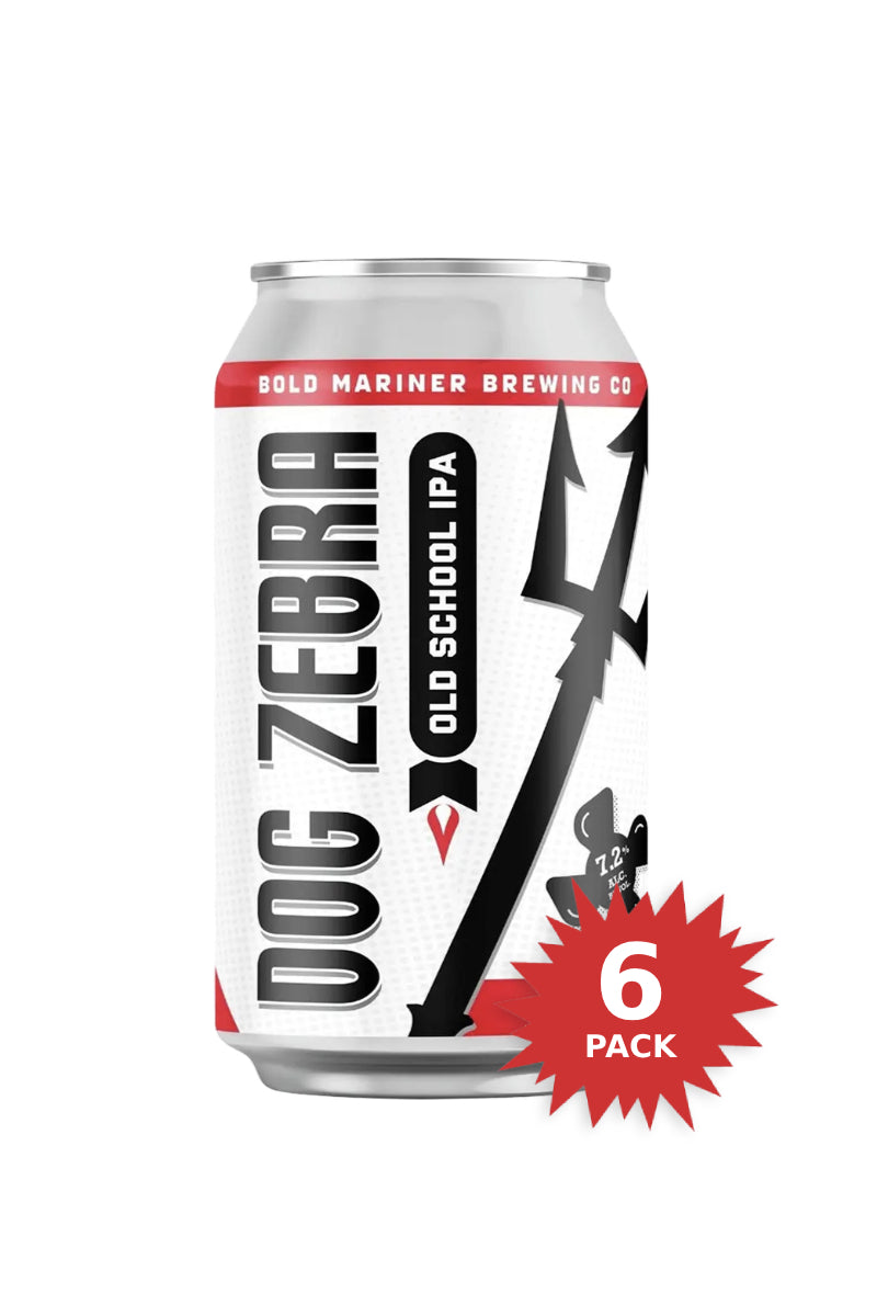 Bold Mariner Dog Zebra IPA (6-Pack/355ml)