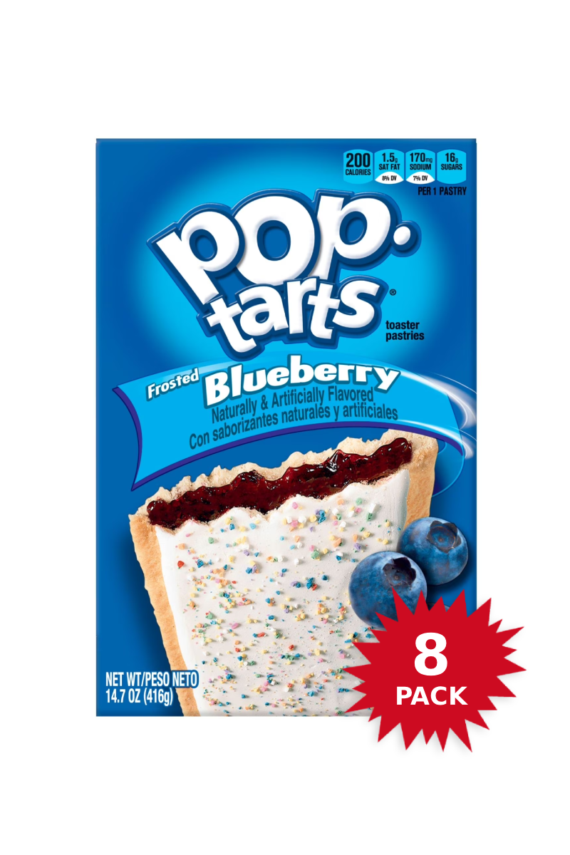 Kellogg's Pop-Tarts Frosted Blueberry (8-pack/48g)