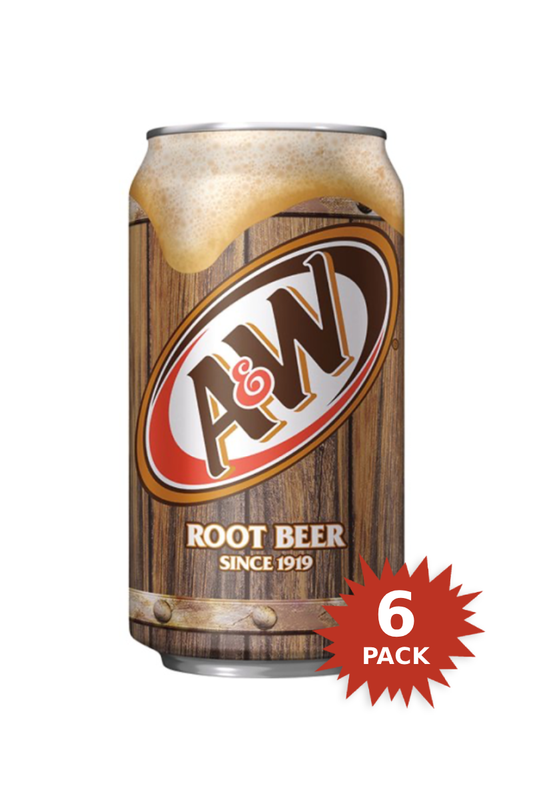 A&W Root Beer (6-Pack/355ml)