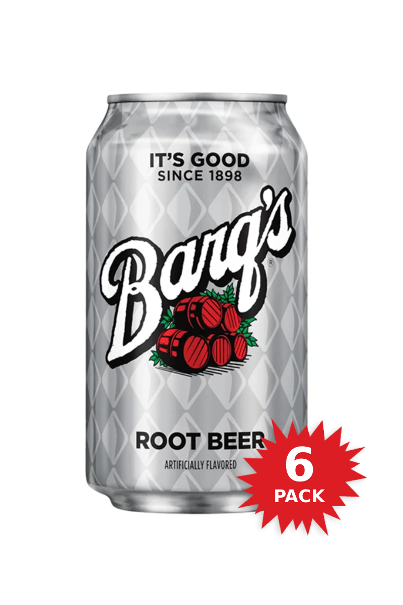 Barq's Root Beer (6-Pack/355ml)