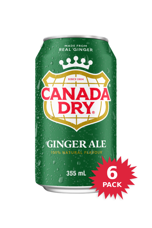 Canada Dry Ginger Ale (6-Pack/355ml)