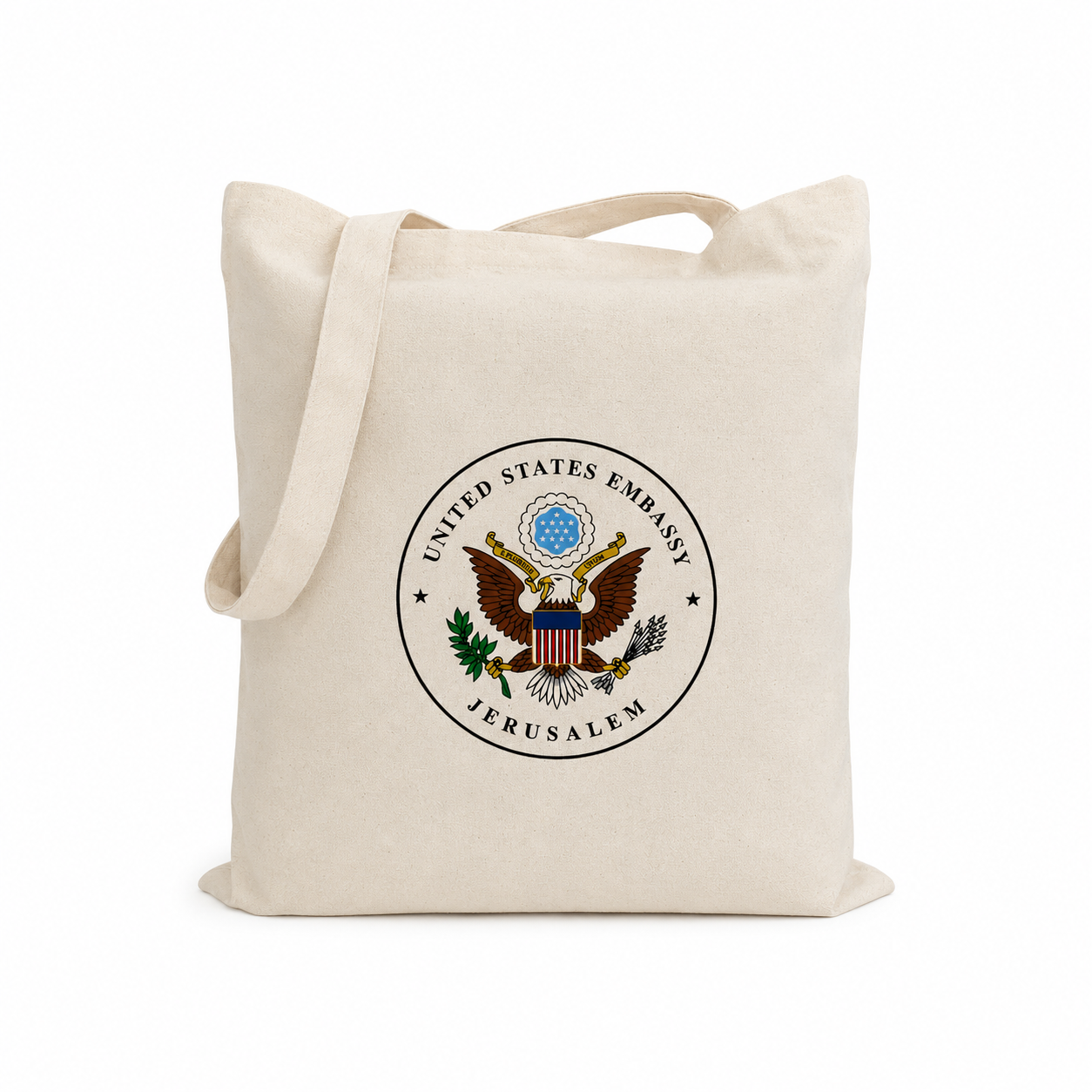 Cotton Tote Bag: Embassy Seal