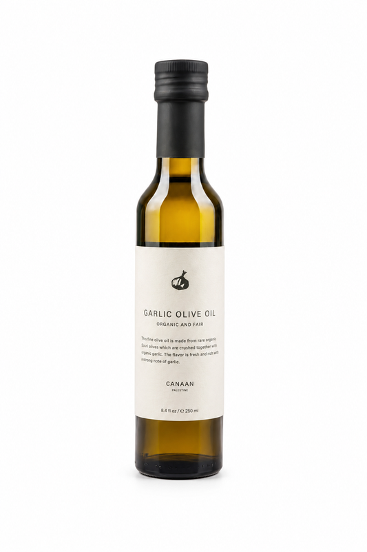 CANAAN Organic Olive Oil Garlic/Chili/Basil/Lemon (250ml)