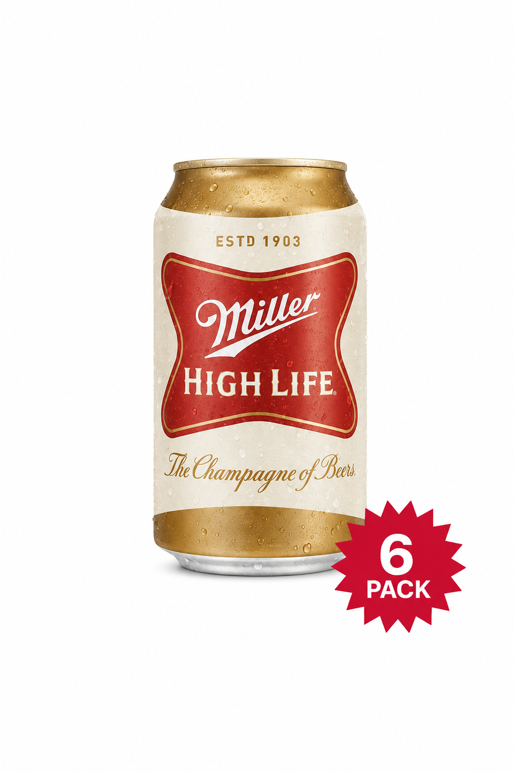 Miller High Life (6-Pack/355ml)