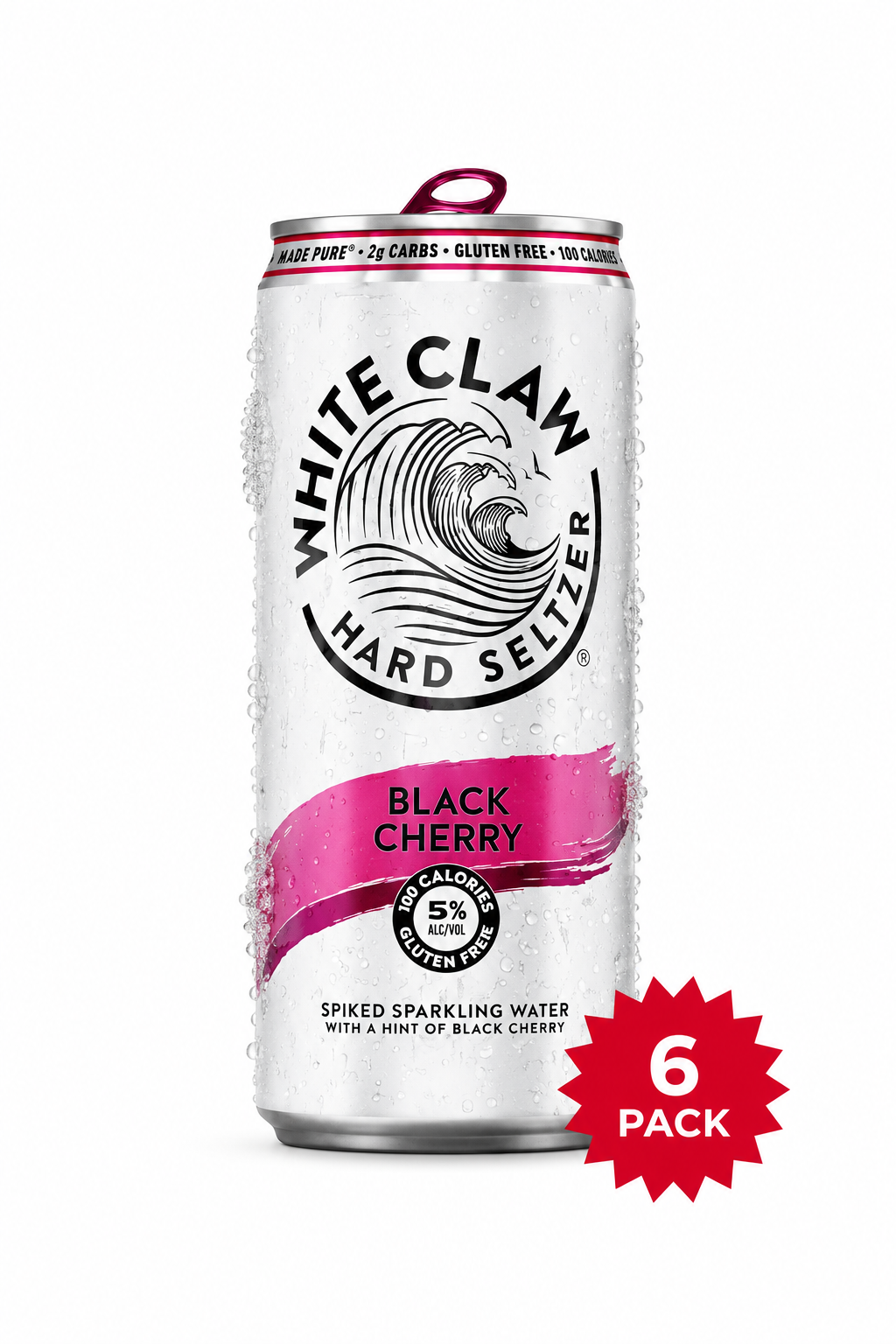 White Claw Black Cherry (6-Pack/355ml)