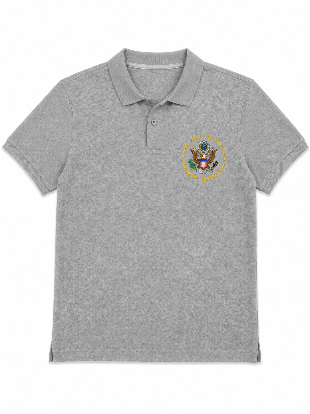 Men's Polo: Embassy Seal (Navy/Grey/Black/Blue)