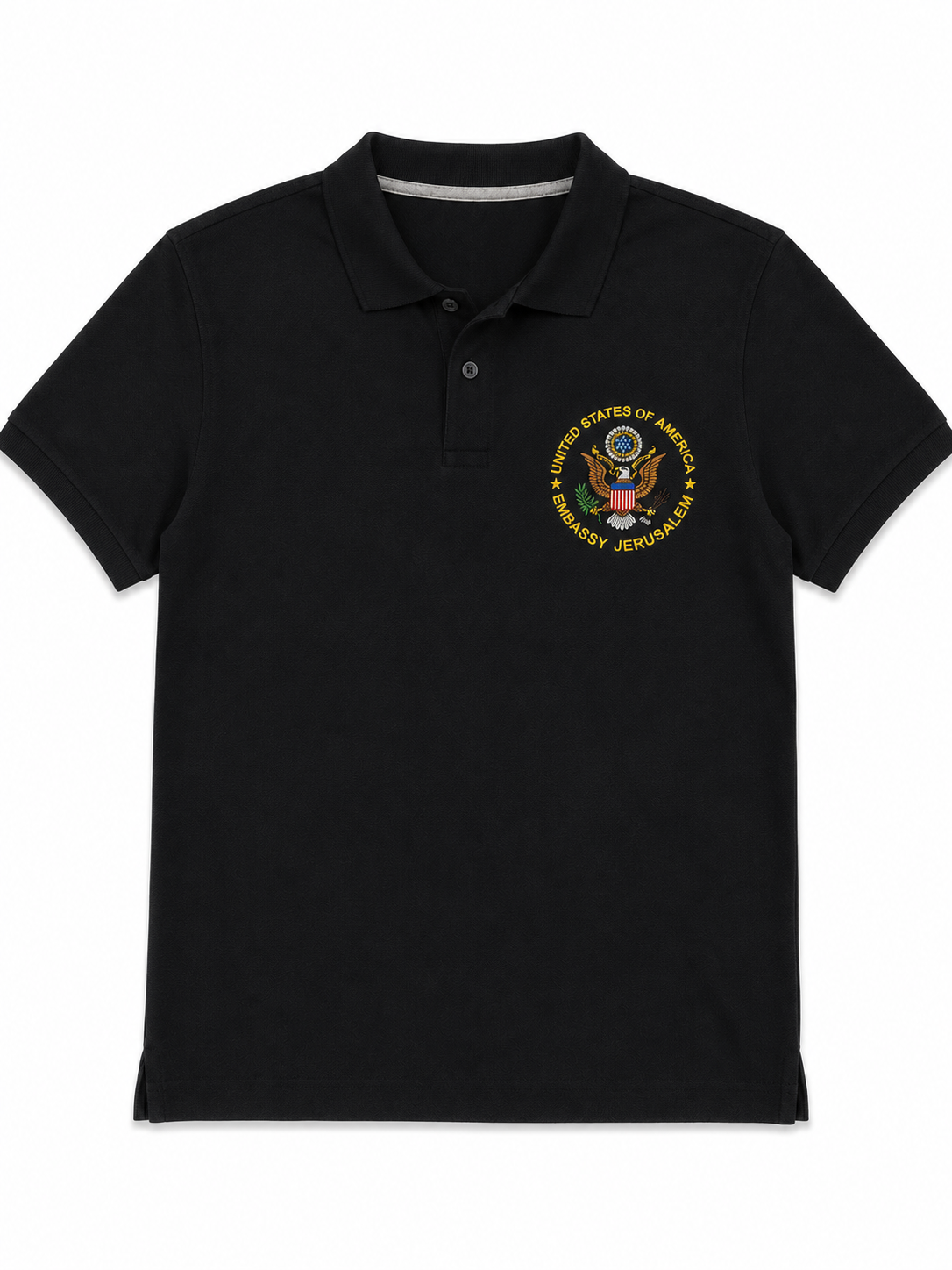 Men's Polo: Embassy Seal (Navy/Grey/Black/Blue)