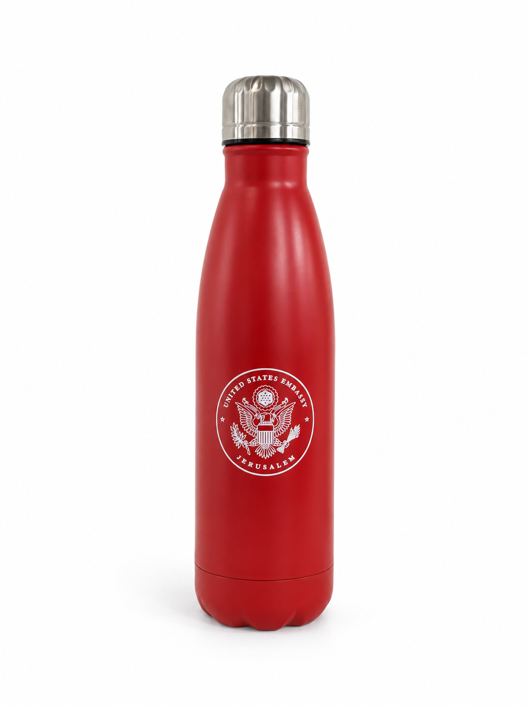 Aluminum Bottle: Embassy Seal (Black/Silver/White/Red)