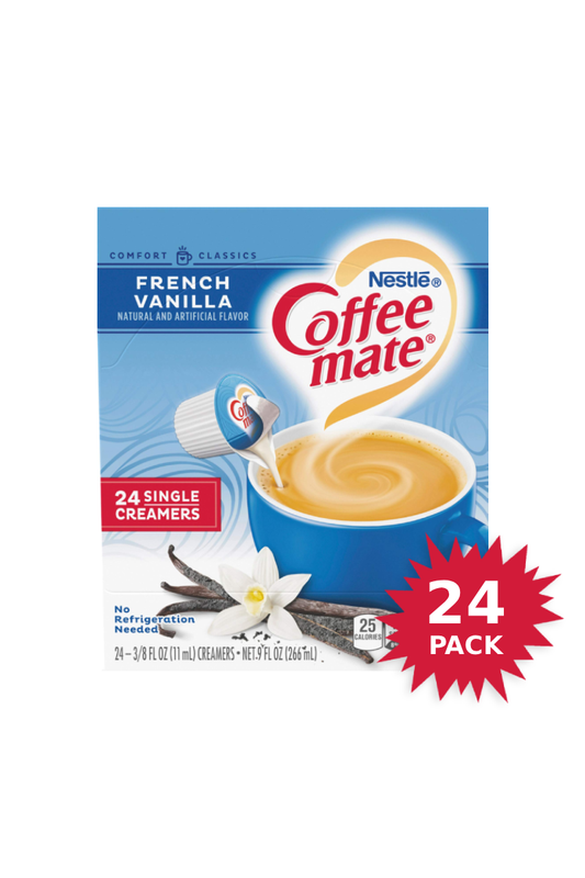 Coffee-Mate French Vanilla Creamer Singles (24-pack/11ml)