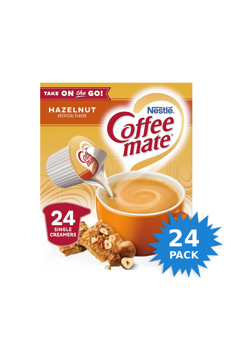 Coffee-Mate Hazelnut Creamer Singles (24-pack/11ml)