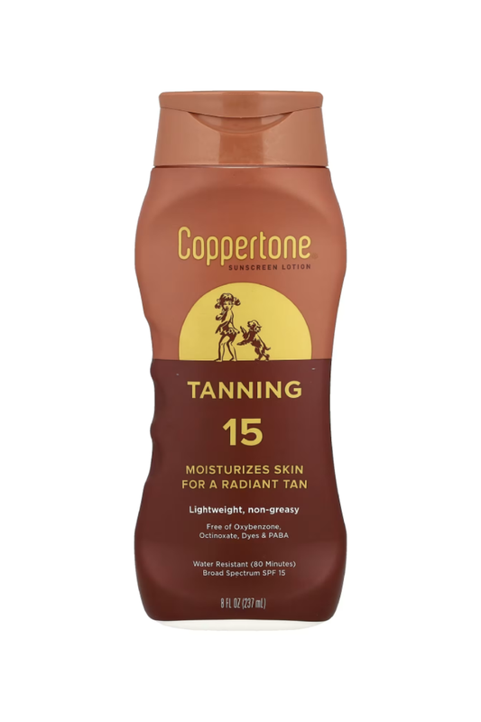 Coppertone Tanning Lotion SPF 15 (237ml)