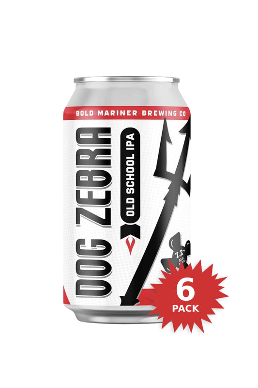 Bold Mariner Dog Zebra IPA (6-Pack/355ml)