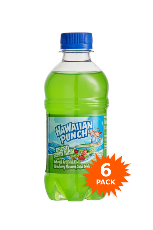 Hawaiian Punch Green Berry Rush (6-Pack/296ml)