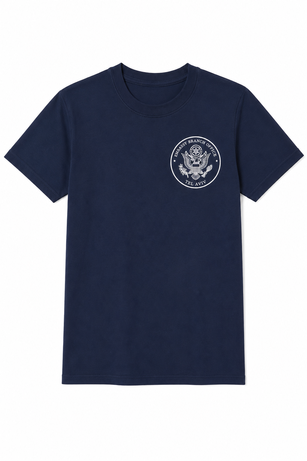 T-Shirt: EBO Seal & Surfer Eagle (Navy)