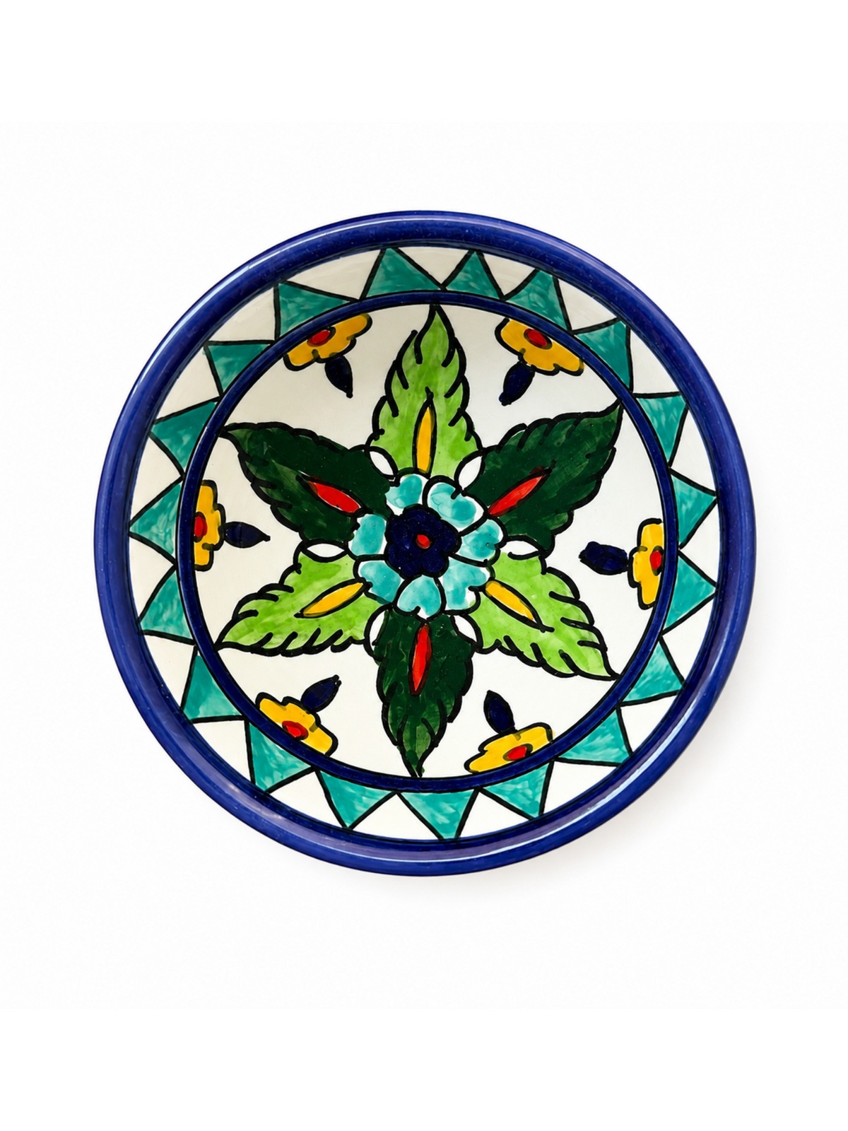 Jerusalem Collection Hand-Painted Ceramics - Bowl (Small)
