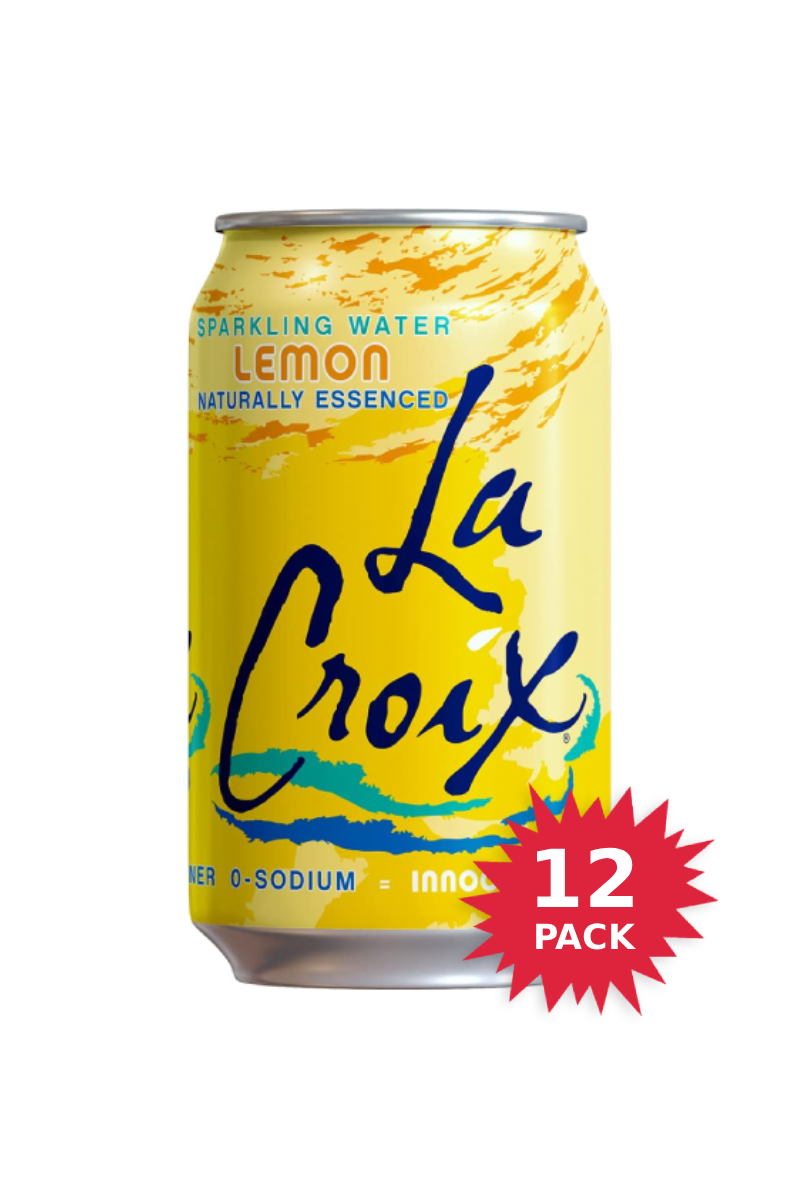 LaCroix Lemon (12-Pack/355ml)