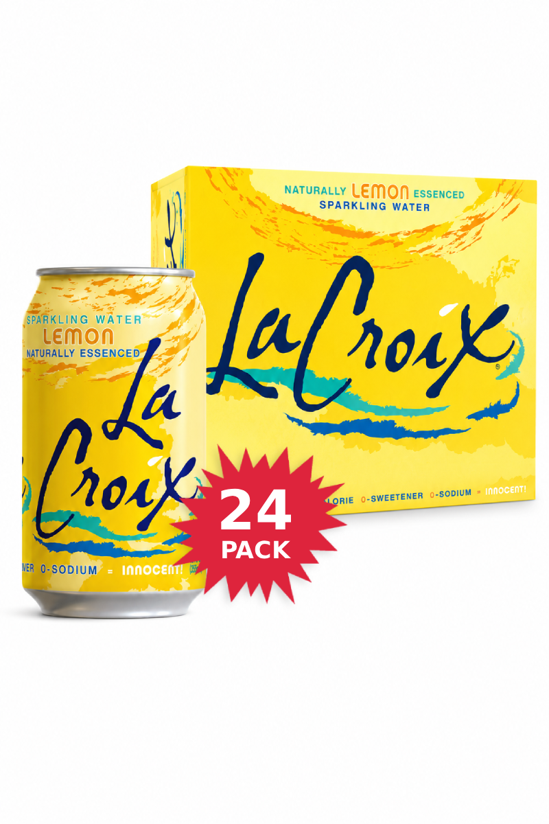 LaCroix Lemon (24-Pack/355ml)