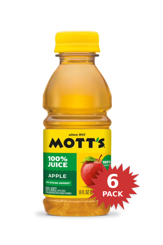 Mott's 100% Apple Juice (6-Pack/240ml)