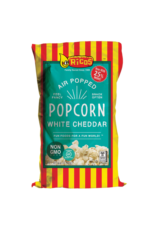 Rico's White Cheddar Popcorn Ready to Eat (125g)