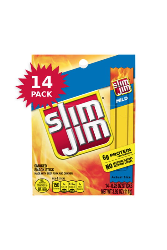 Slim Jim Mild Gable Top (14-pack/8g)