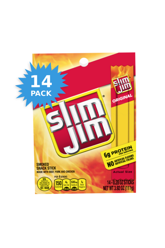 Slim Jim Original Gable Top (14-pack/8g)