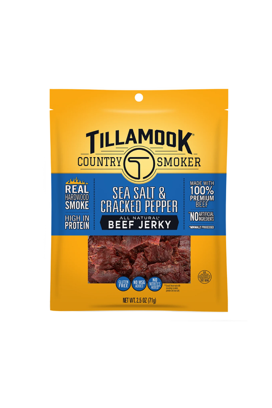 Tillamook Sea Salt & Cracked Pepper Jerky (71g)