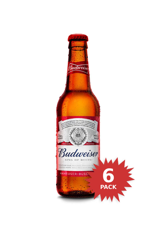 Budweiser Beer (6-Pack/330ml)