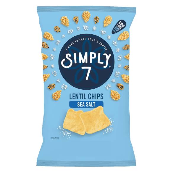 Simply 7 Lentil Chips Sea Salt (3.65 oz)