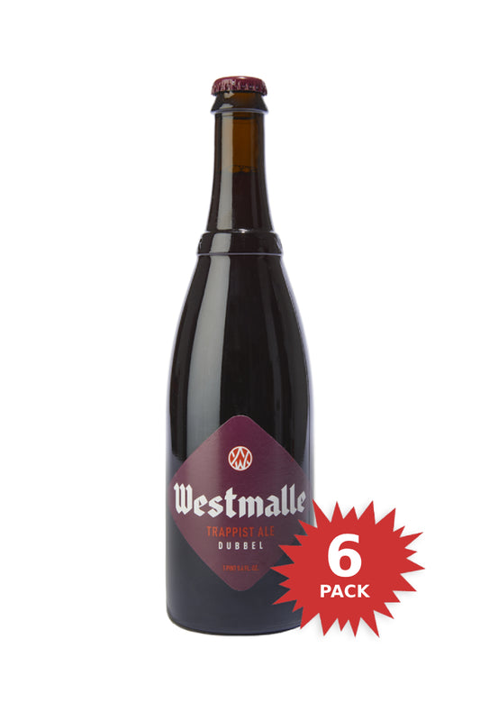 Westmalle Dubbel Trappist Beer (6-Pack/330ml)